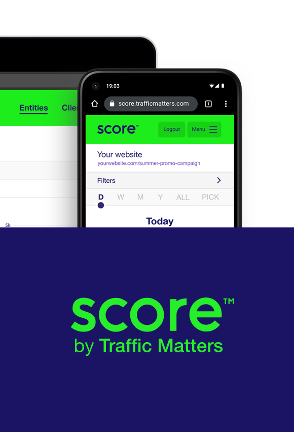 Score - Brand, social media advertising campaign and UX/UI design